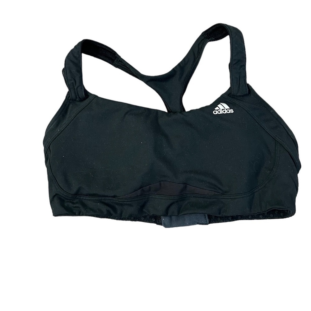 Adidas Women’s Climate Sports Bra Tank Top Cropped Racerback Black Size Small